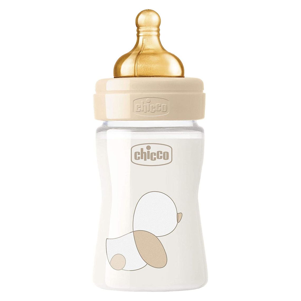 Пляшечка для годування Chicco Original Touch, з латексною соскою, 150 мл, бежевий (27710.30) - фото 2