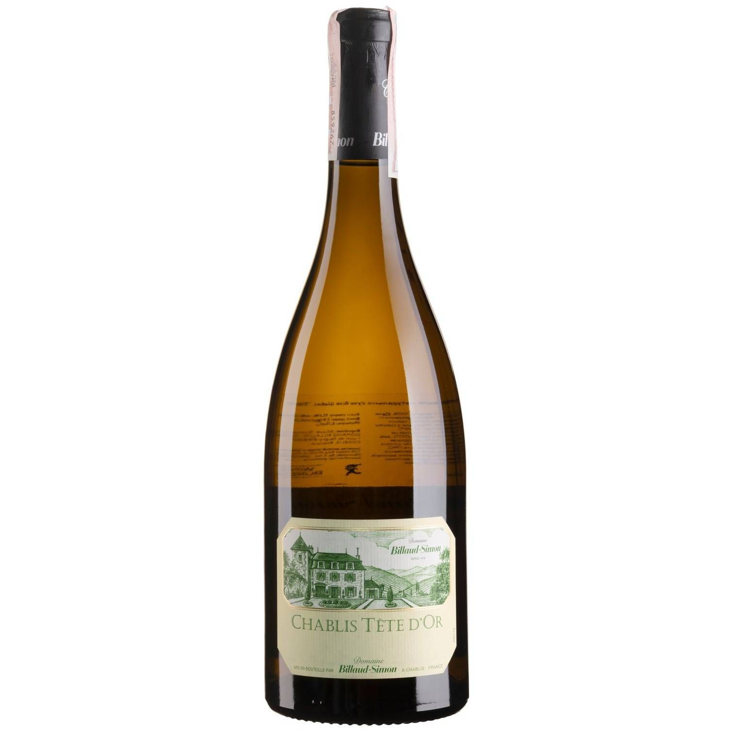 Вино Billaud-Simon Chablis Tete d'Or 2020, белое, сухое, 0,75 л - фото 1