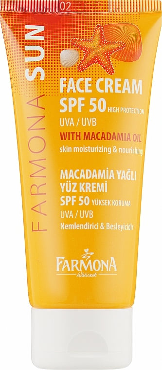 Крем для лица Farmona Sun с маслом макадамии SPF 50 50 мл - фото 3