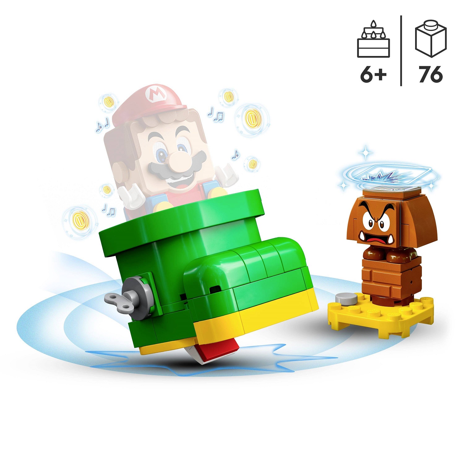 Конструктор LEGO Super Mario Додатковий набір Черевик Гумби, 76 деталей (71404) - фото 4