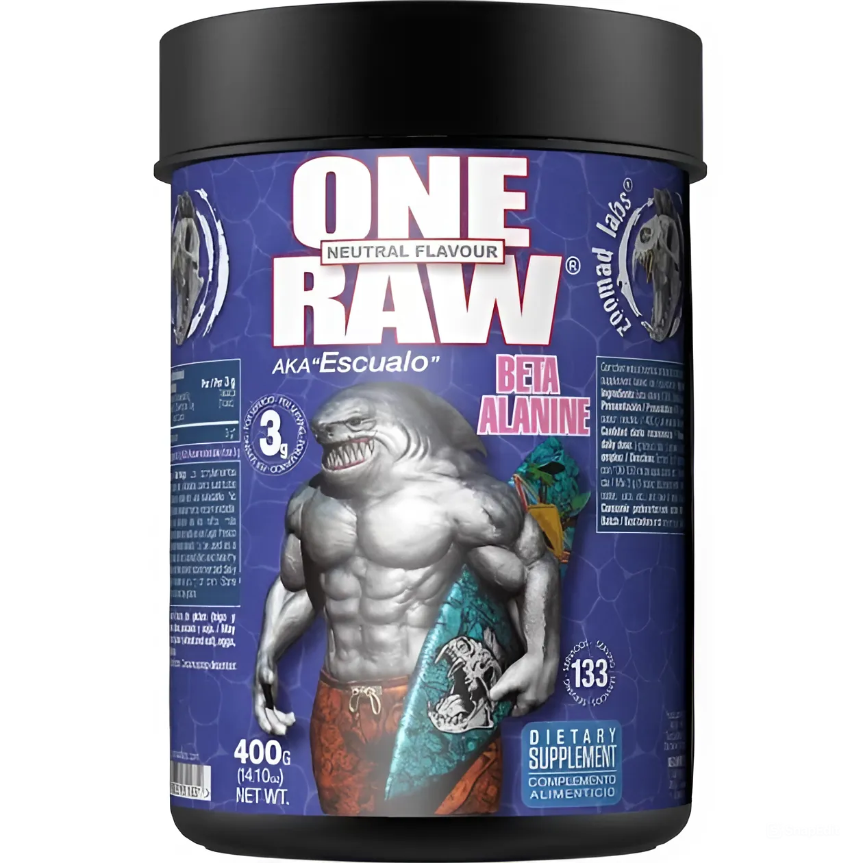 Амінокислота Zoomad Labs Raw One Beta Alanine Вишня 400 г - фото 1