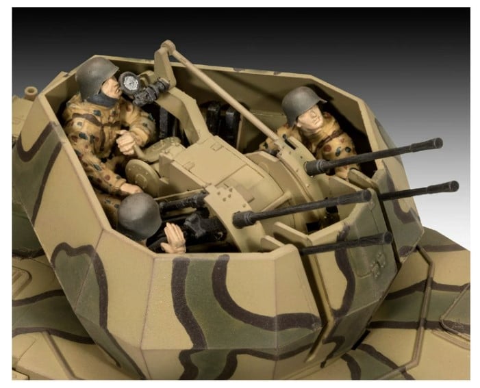 Збірна модель Revell Протиповітряний танк IV Смерч, рівень 5, масштаб 1:35, 321 деталь (RVL-03296) - фото 7