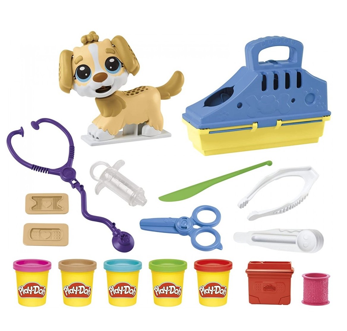 Игровой набор для лепки Hasbro Play-Doh Прием у ветеринара (F3639) - фото 2