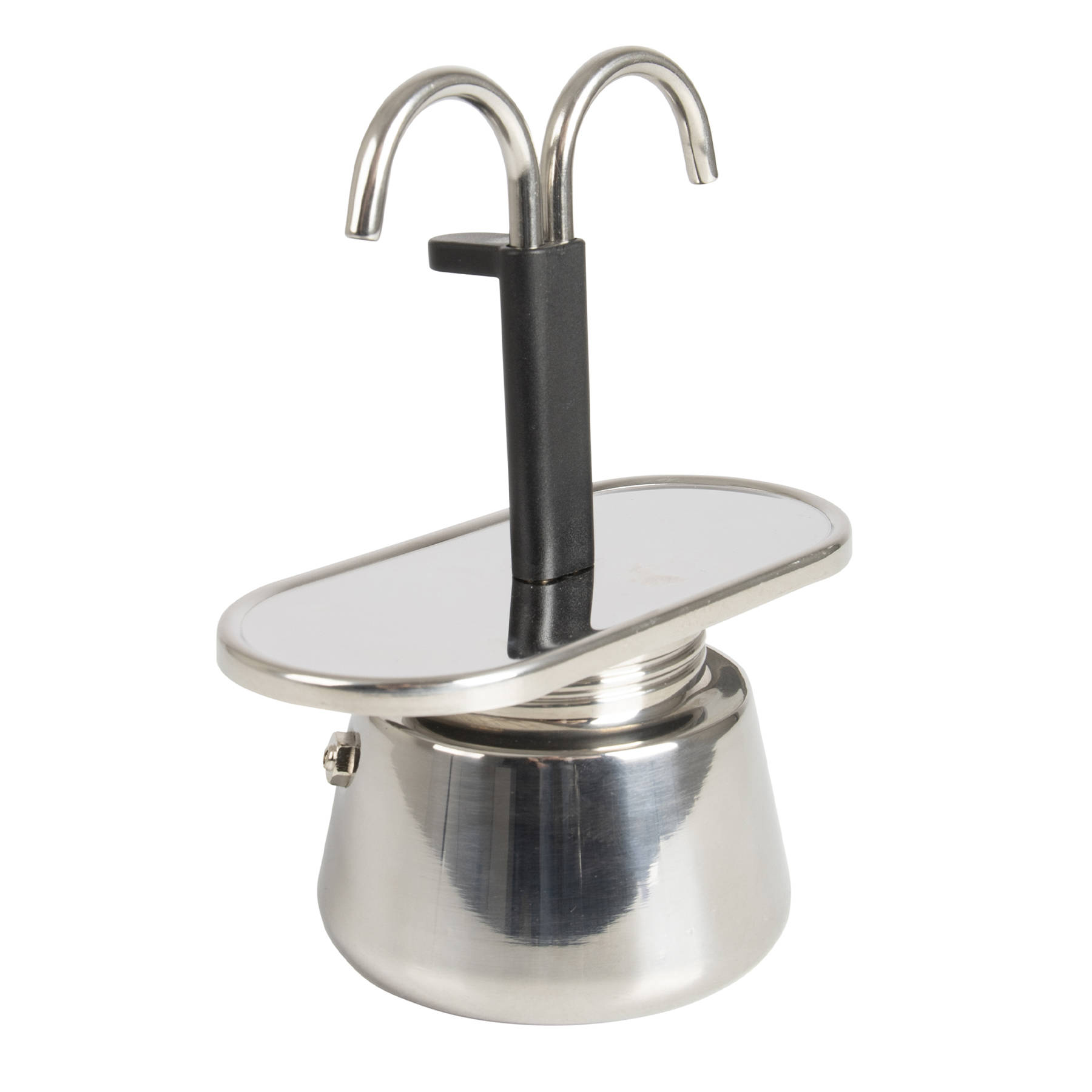 Кавоварка гейзерна Bo-Camp Stainless Steel 2-cups Silver срібляста (2200545) - фото 5