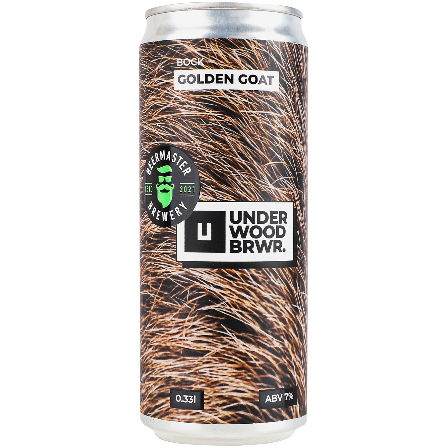 Пиво Beermaster Brew Golden Goat світле 7% 0.33 л з/б - фото 1