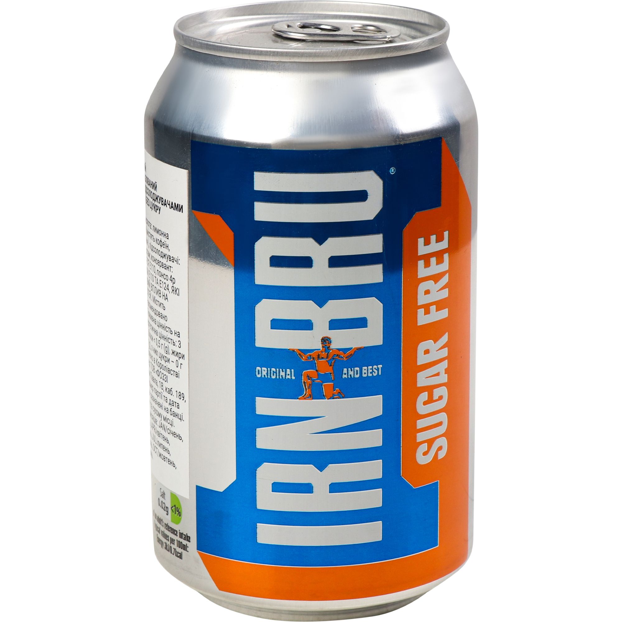 Напиток Irn-Bru Sugar Free сильногазированный 0.33 л (951266) - фото 3