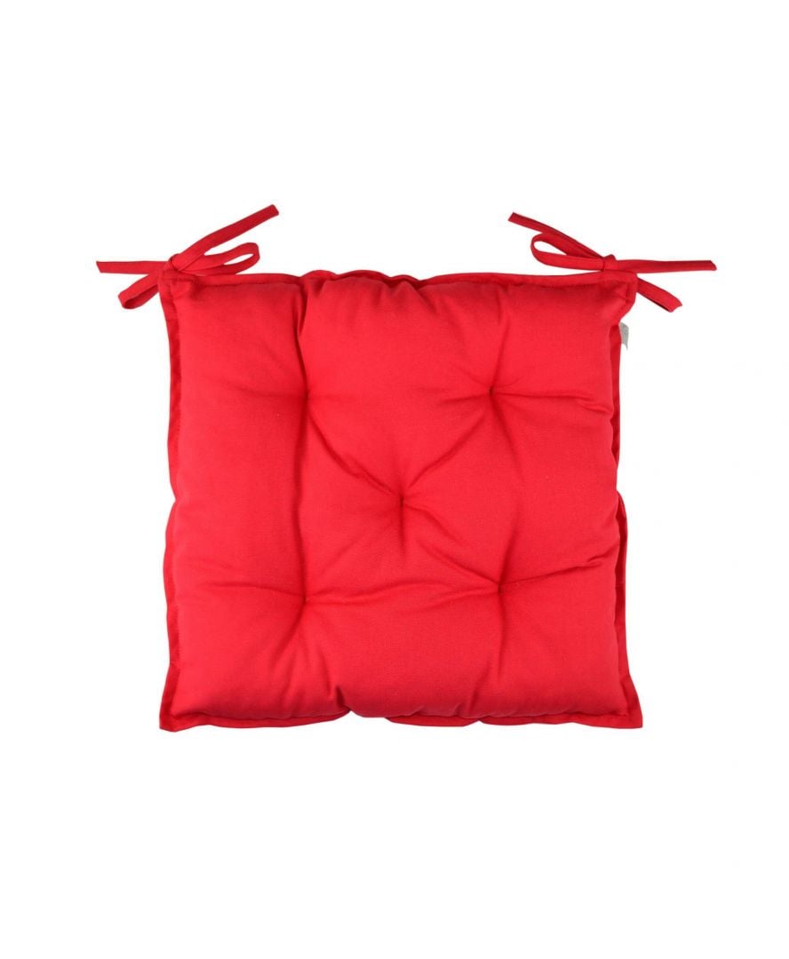 Подушка на стілець Прованс, 40х40 см, червоний (17655) - фото 1