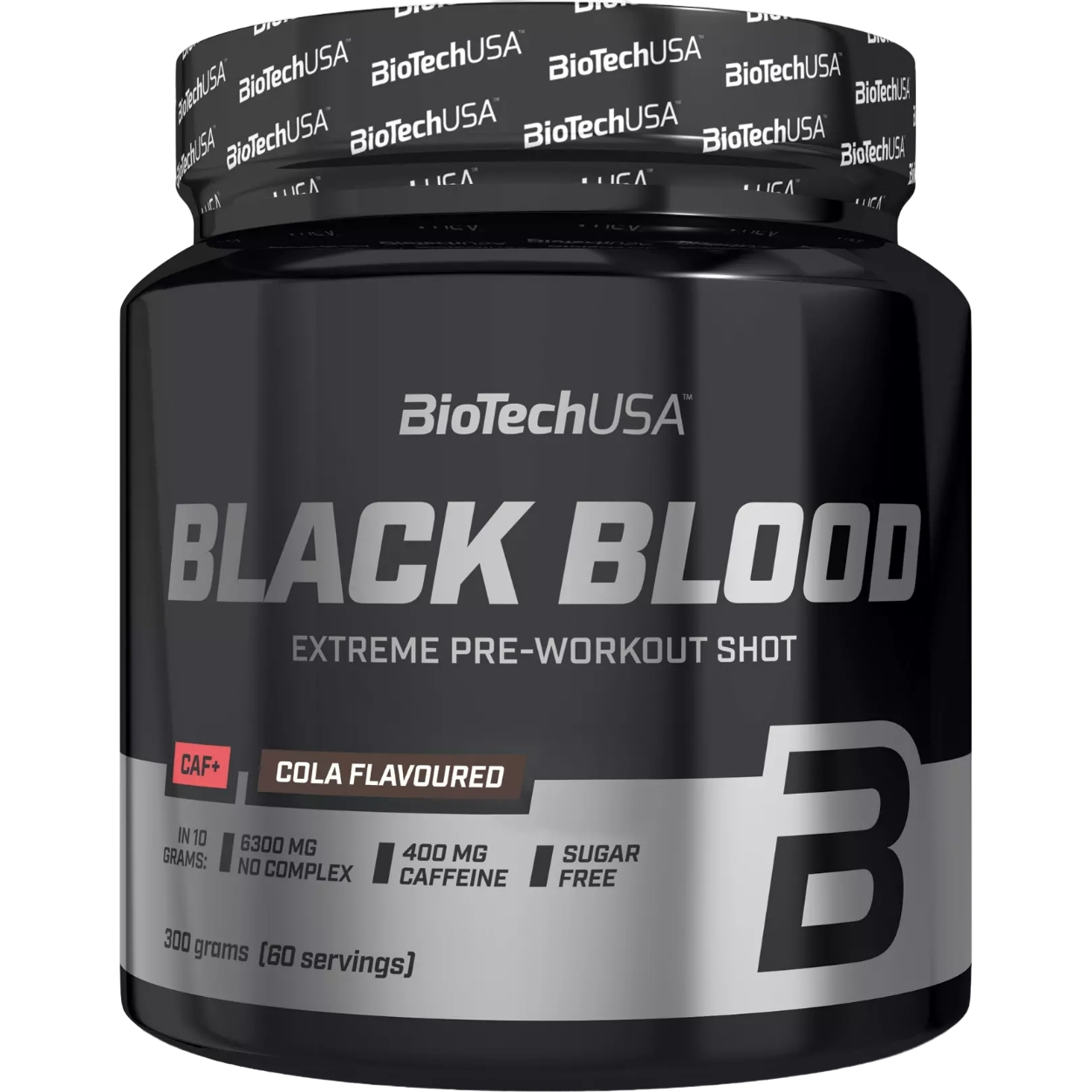 Предтреник BioTech Black Blood CAF+ Cola 300 г - фото 1
