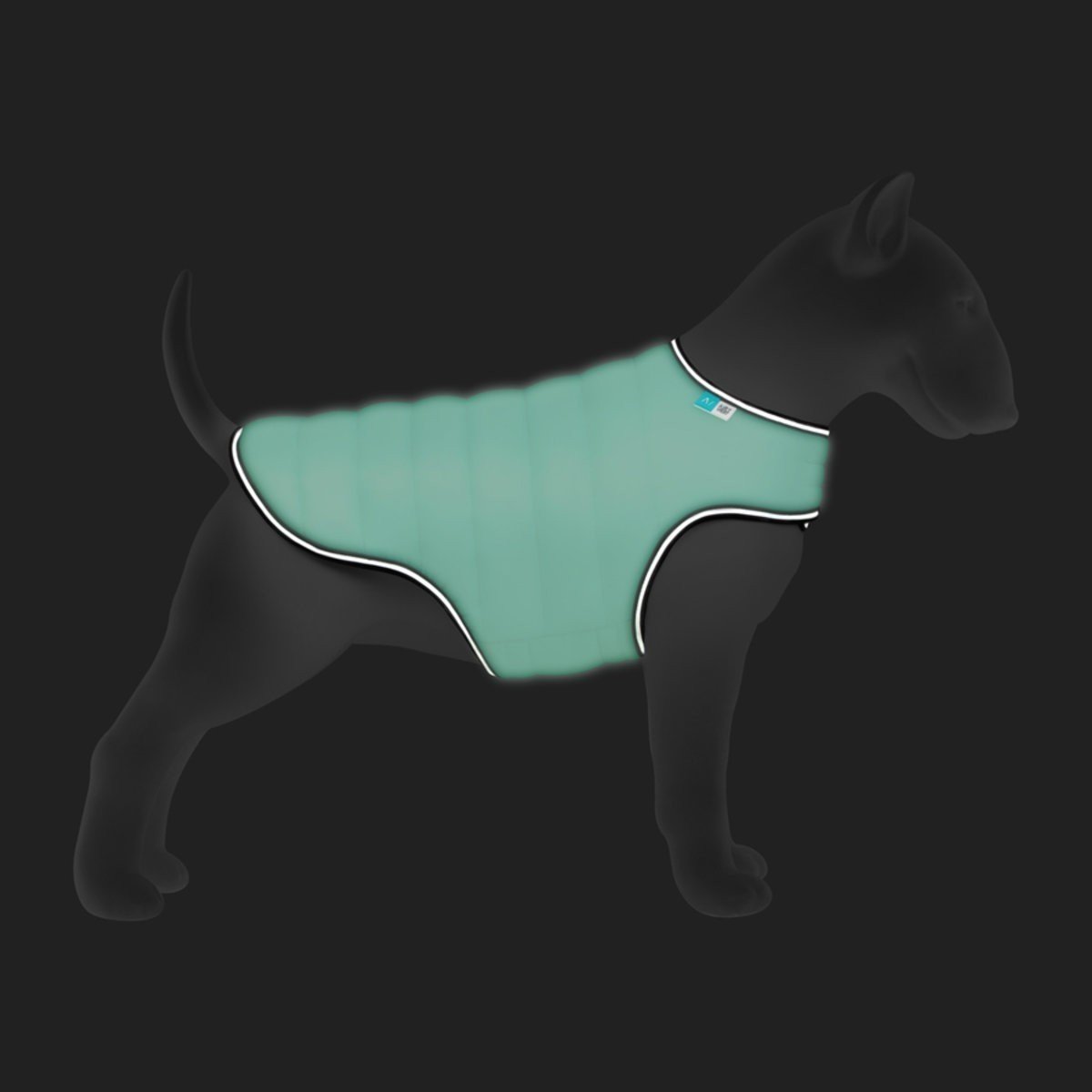 Курточка-накидка для собак AiryVest Lumi, светящаяся в темноте, XL - фото 3