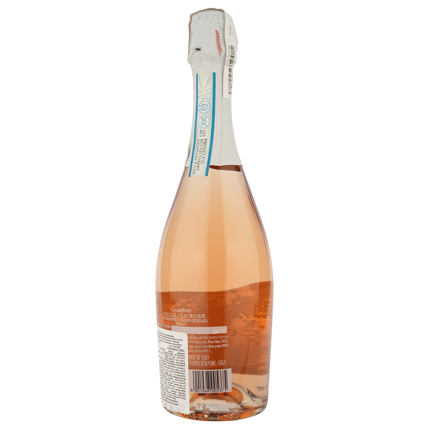 Игристое вино Casalforte Prosecco Rose Spumante Brut, розовое, брют, 0,75 л - фото 3