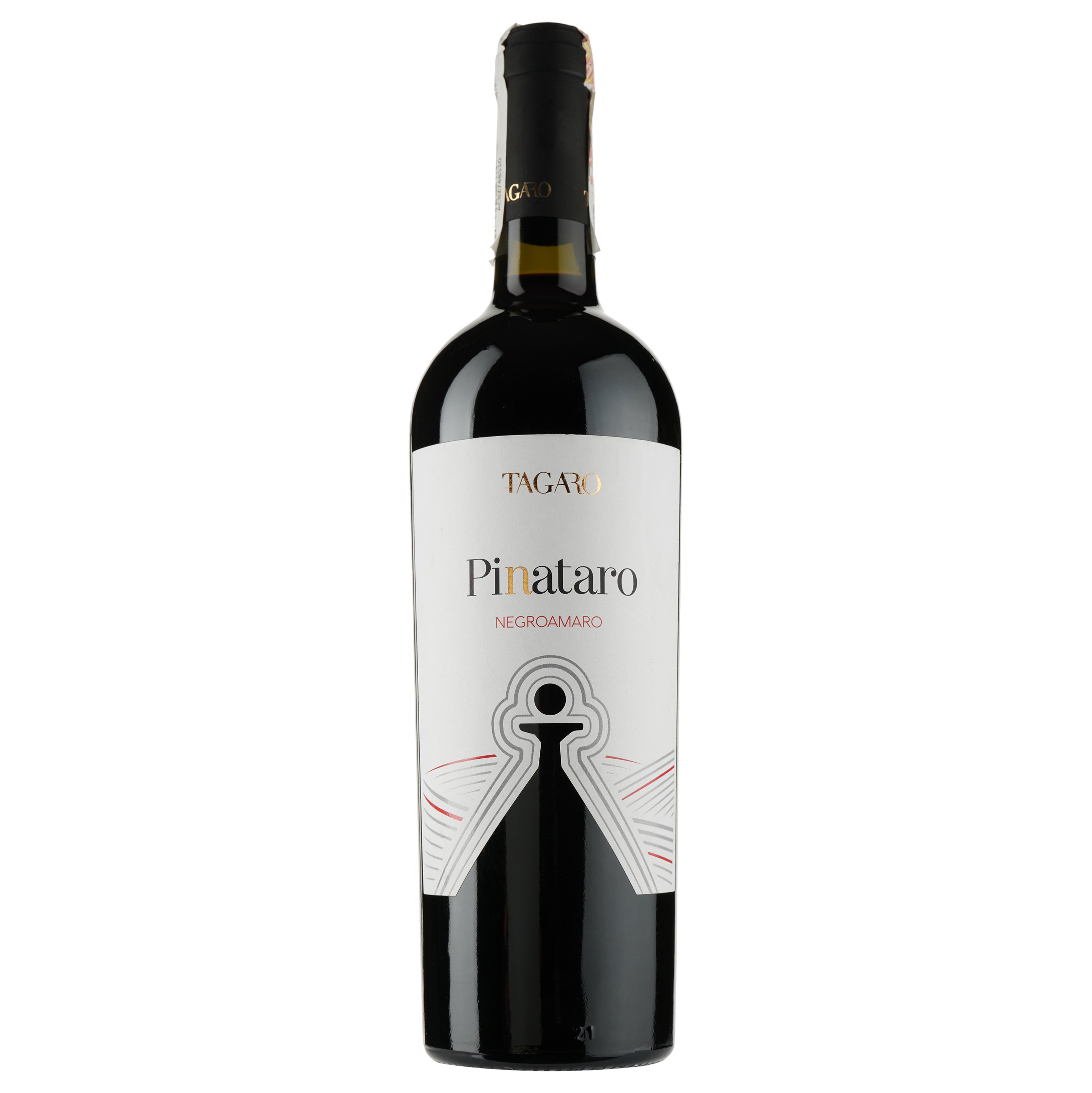 Вино Tagaro Pignataro Negroamaro, красное, сухое, 13%, 0,75 л (37455) - фото 1