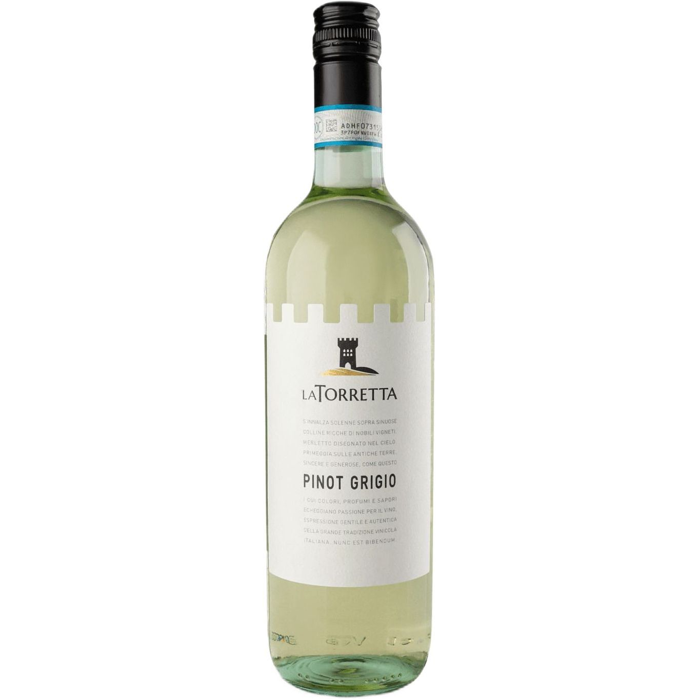 Вино La Torretta Pinot Grigio delle Venezie DOC біле сухе 0.75 л - фото 1