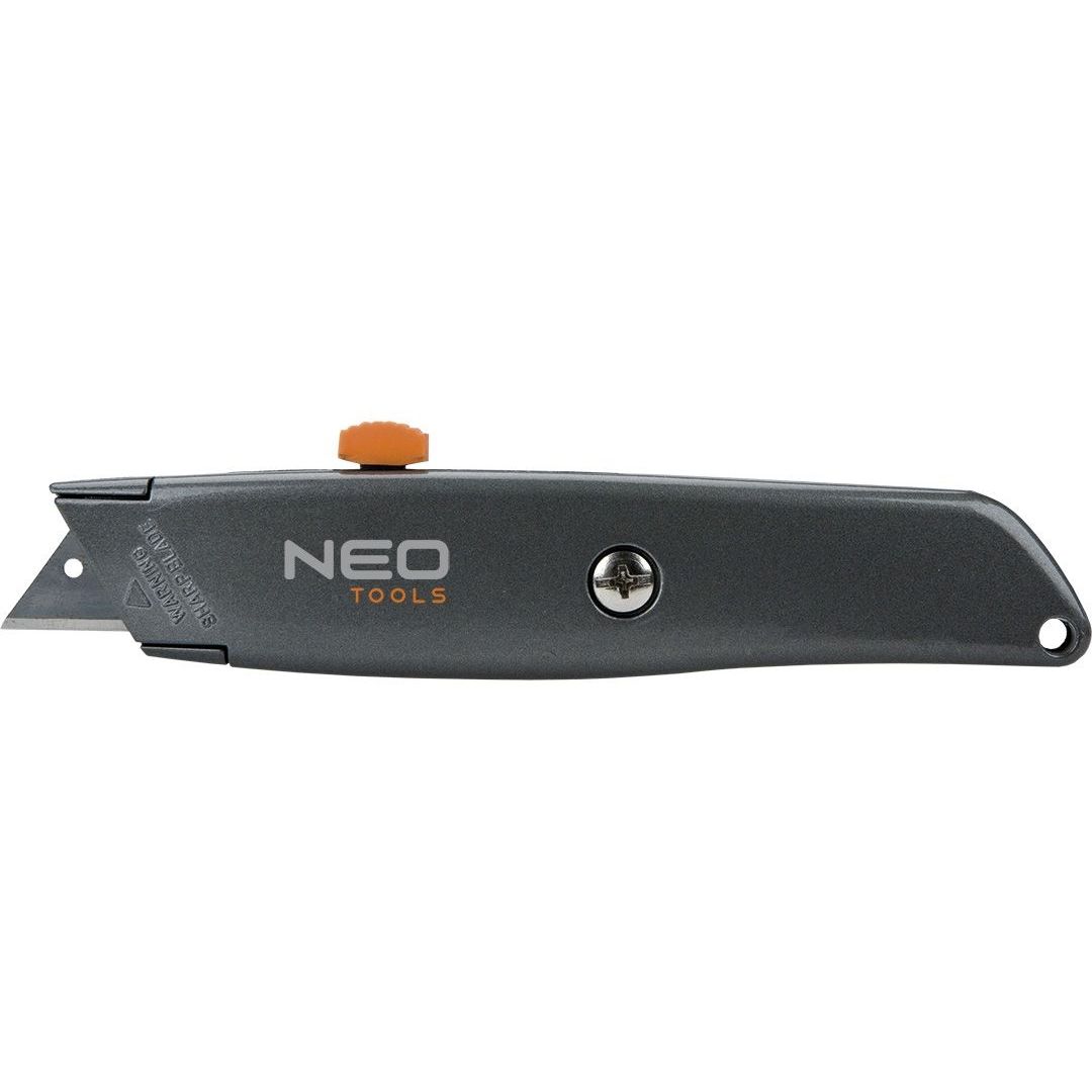 Ніж Neo Tools з трапецієподібним лезом 18х155 мм (63-702) - фото 2