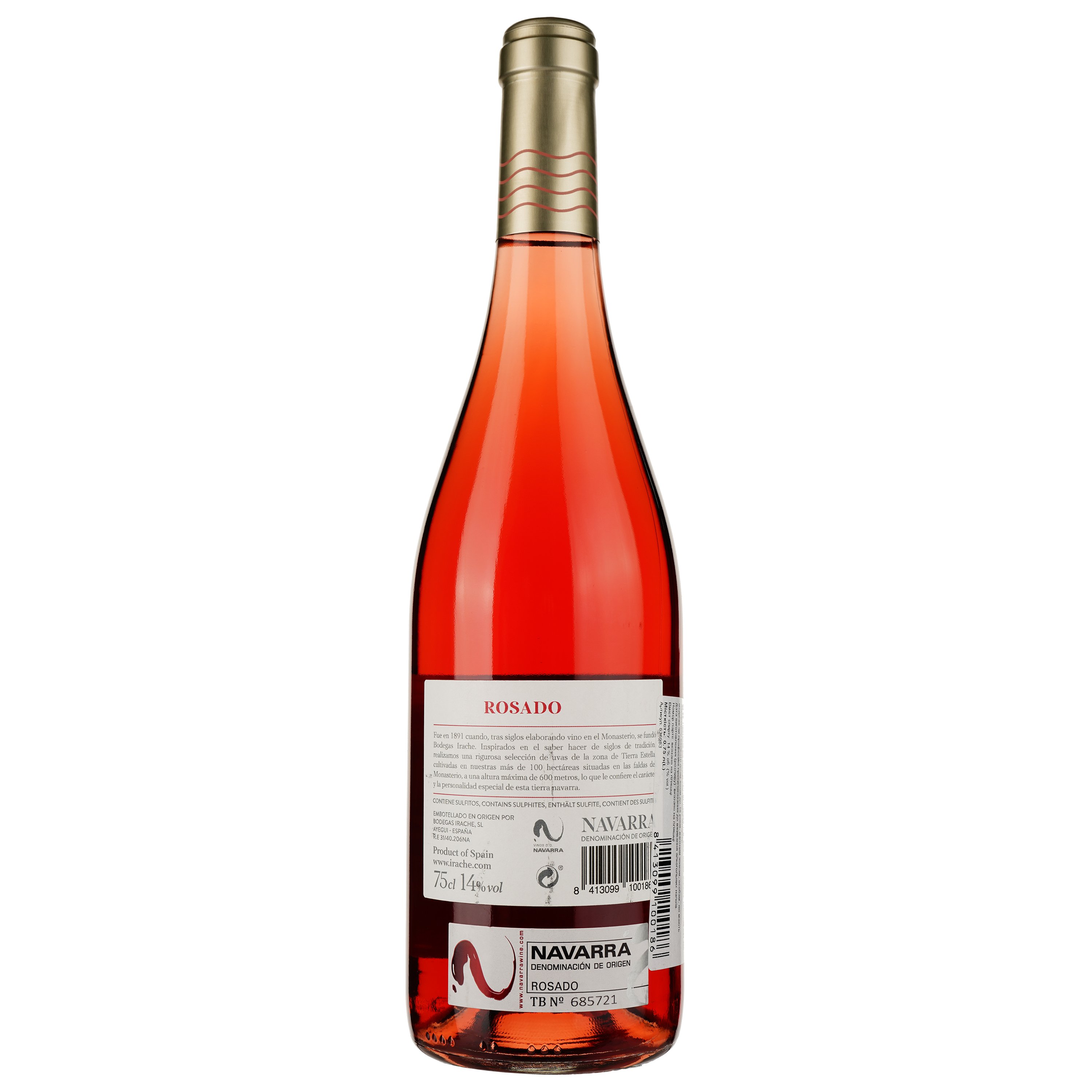 Вино Irache 1891 Rosado 2022 розовое сухое 0.75 л - фото 2