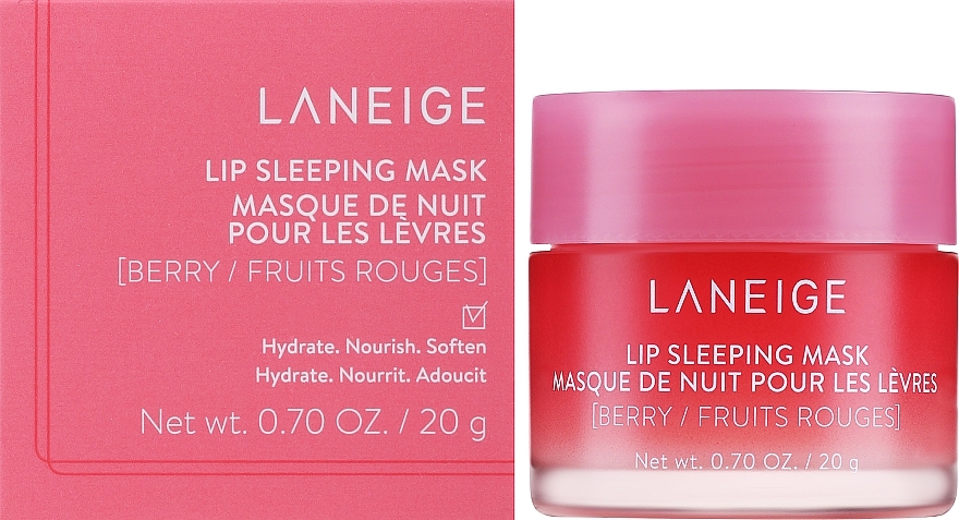 Нічна маска для губ Лісові ягоди Laneige Lip Sleeping Mask Berry 20 мл - фото 2