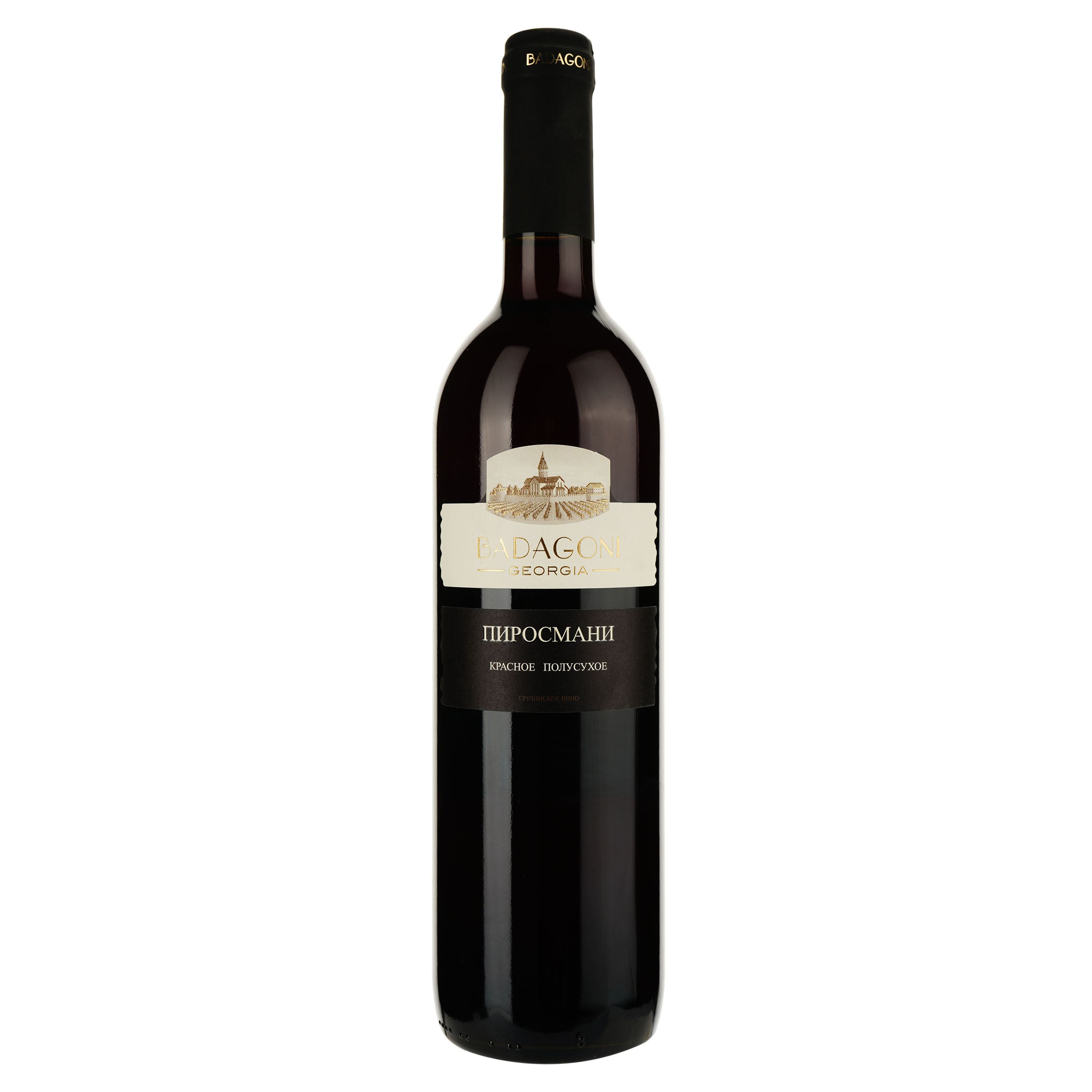Вино Badagoni Pirosmani Red, 12%, 0,75 л (AU4P009) - фото 1