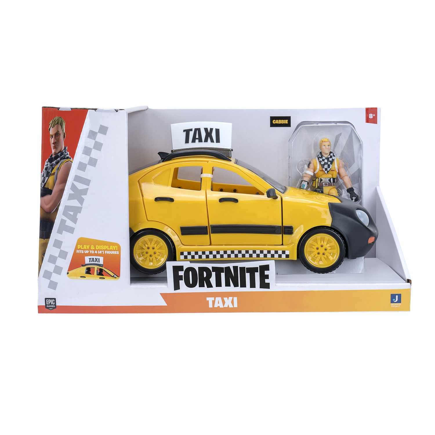 Ігровий набір Jazwares Fortnite Joy Ride Vehicle Taxi Cab, автомобіль і фігурка (FNT0817) - фото 14