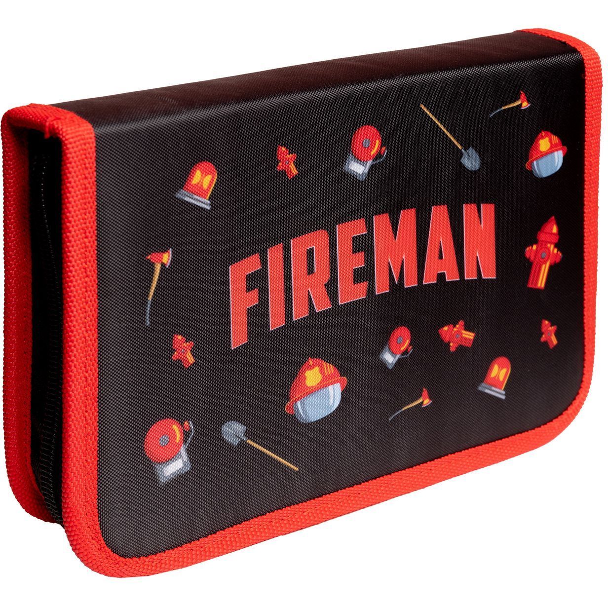 Пенал жесткий Smart HP-04 Fireman, 13х21х4 см, черный (533296) - фото 2