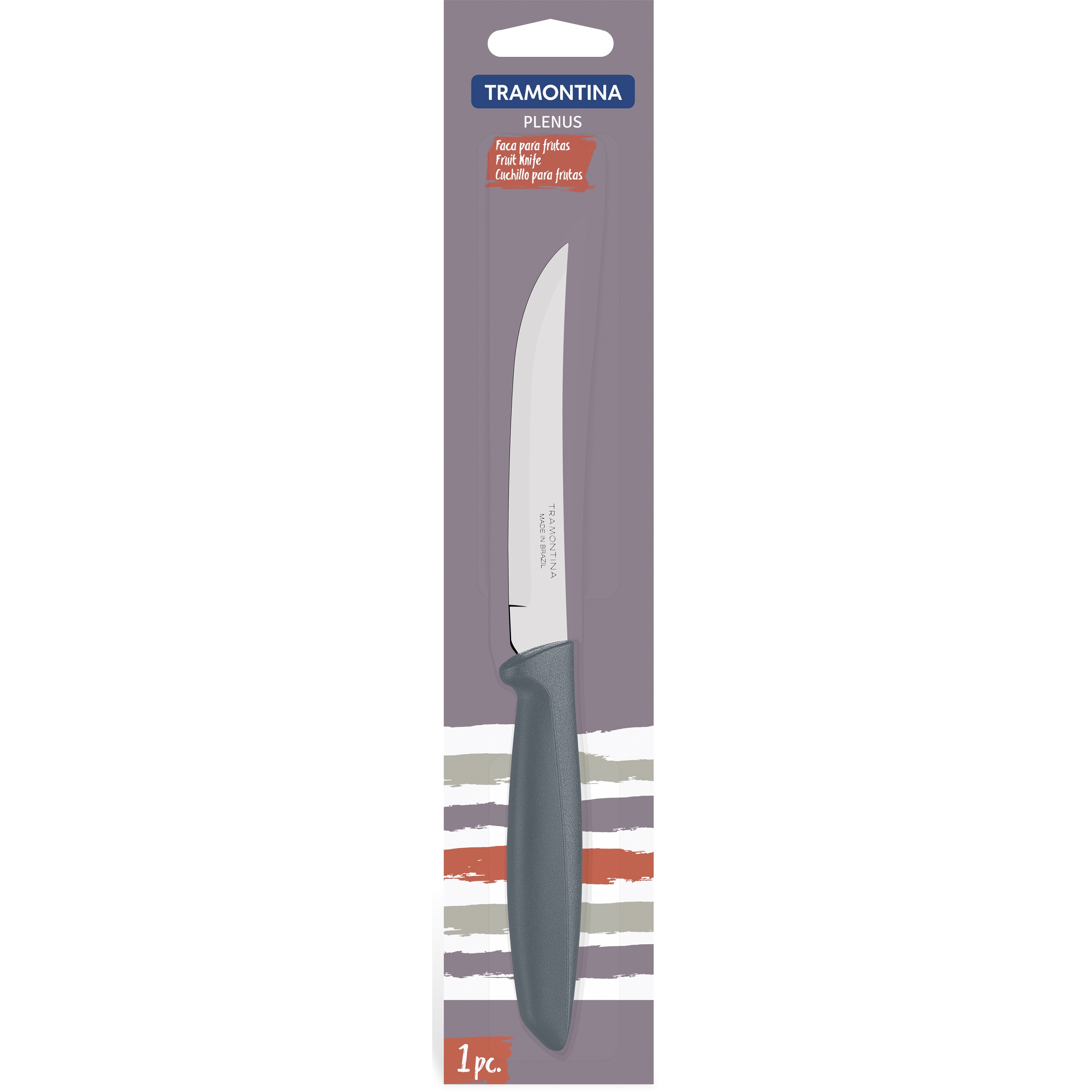 Нож универсальный Tramontina Plenus grey 127 мм (23431/165) - фото 2