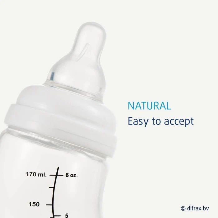 Антиколікова пляшечка для годування Difrax S-bottle Natural Ice з силіконовою соскою 250 мл (706 Ice) - фото 2