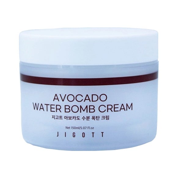 Зволожуючий крем для обличчя Jigott Avocado Water Bomb Cream Авокадо, 150 мл - фото 1