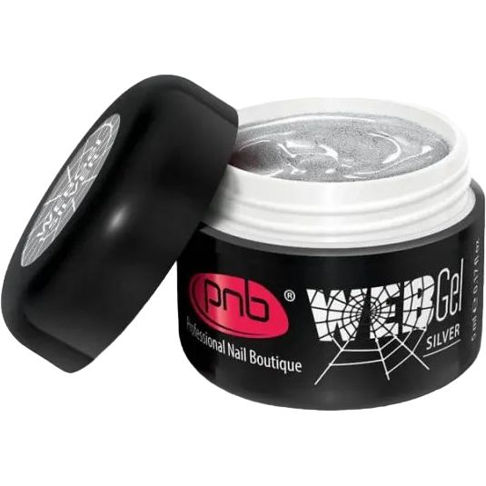 Гель паутинка PNB UV/LED Web Gel Silver 5 мл - фото 1