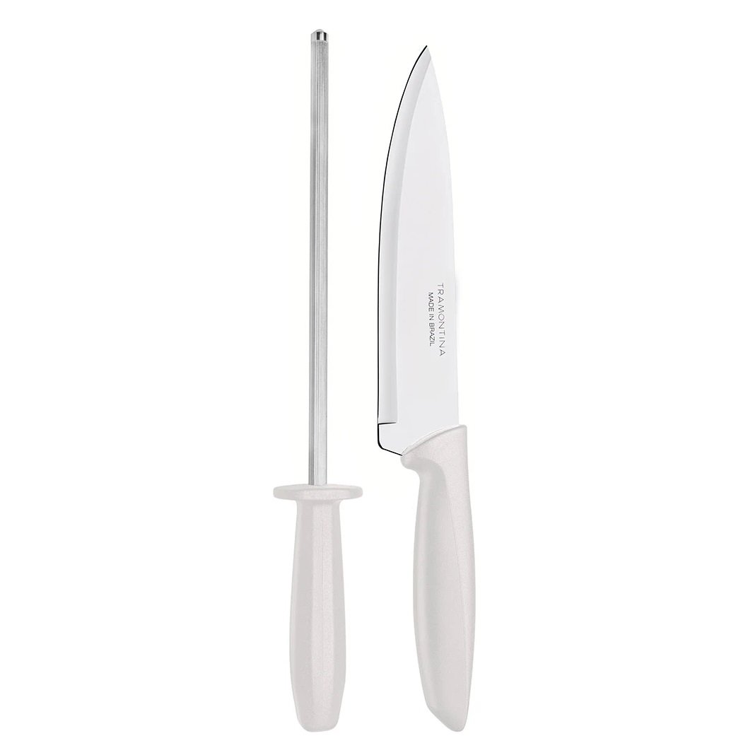 Наборы ножей Tramontina Plenus, 2 предмета, light grey (23498/311) - фото 1