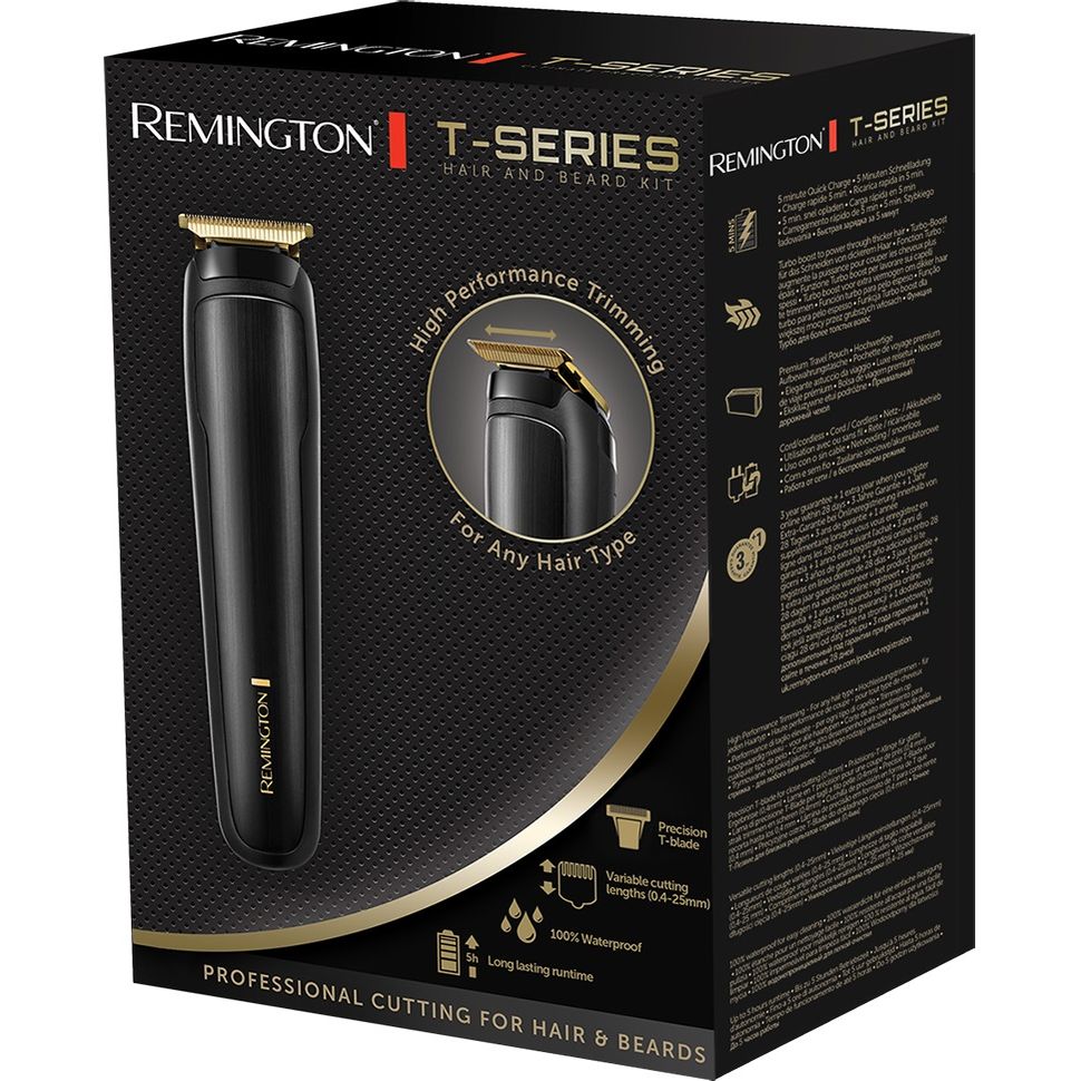 Триммер Remington T-Series для бороды и усов черный MB7050 - фото 4