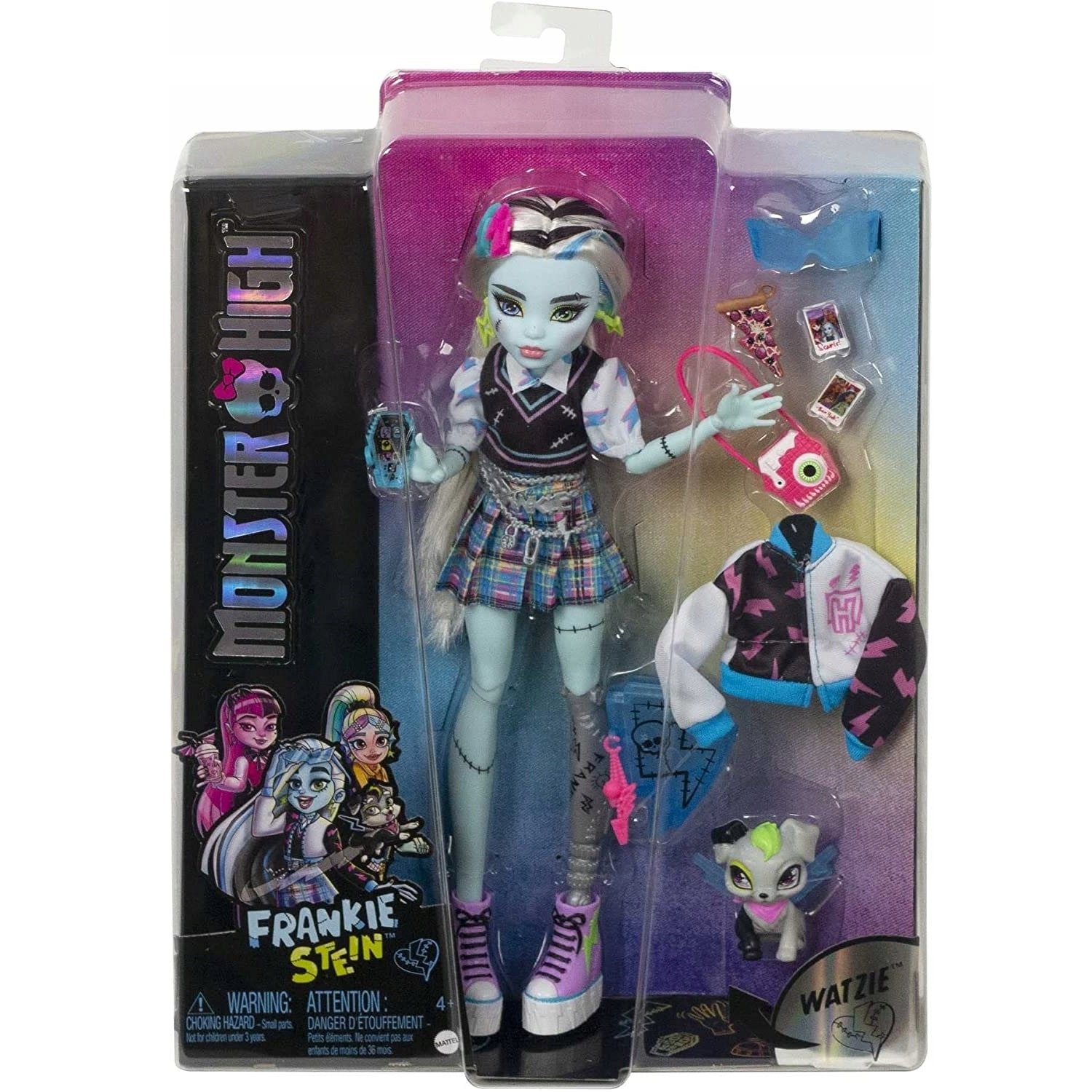 Кукла Mattel Monster High Posable Fashion Doll Frankie, 26 см (HHK53) - фото 6