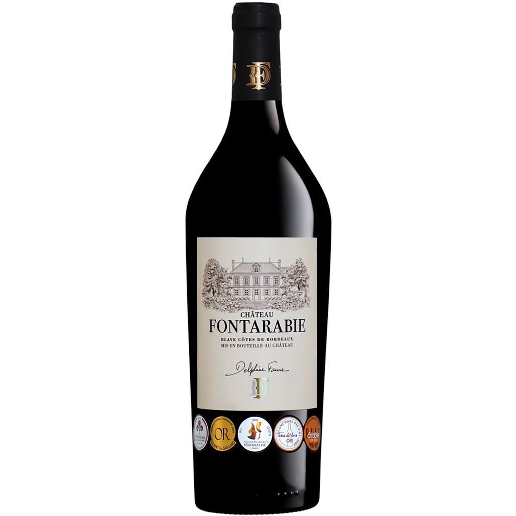 Вино Vignobles Faure Chateau Fontarabie AOC Blaye Cotes de Bordeaux, червоне, сухе, 14%, 0.75 л (8000019966960) - фото 1