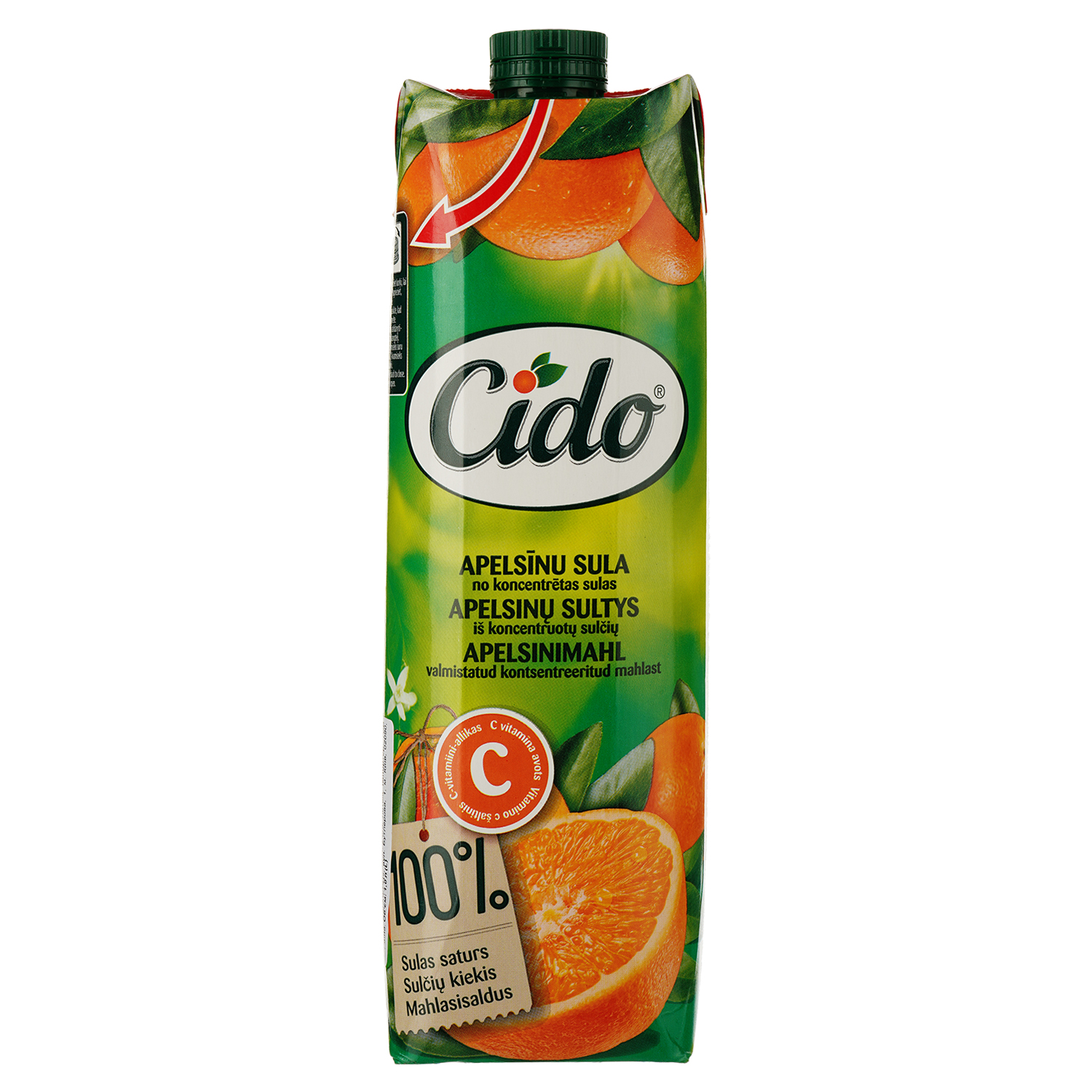 Сок Cido Апельсиновый 1 л - фото 1