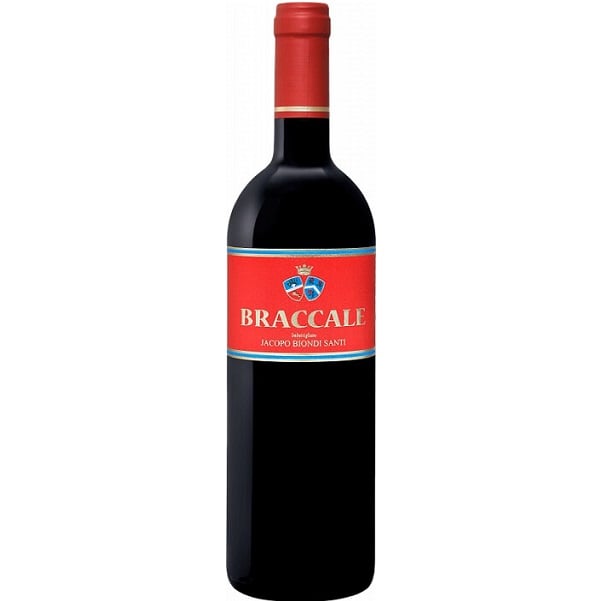 Вино Jacopo Biondi Santi Braccale Toscana, красное, сухое, 13%, 0,75 л - фото 1