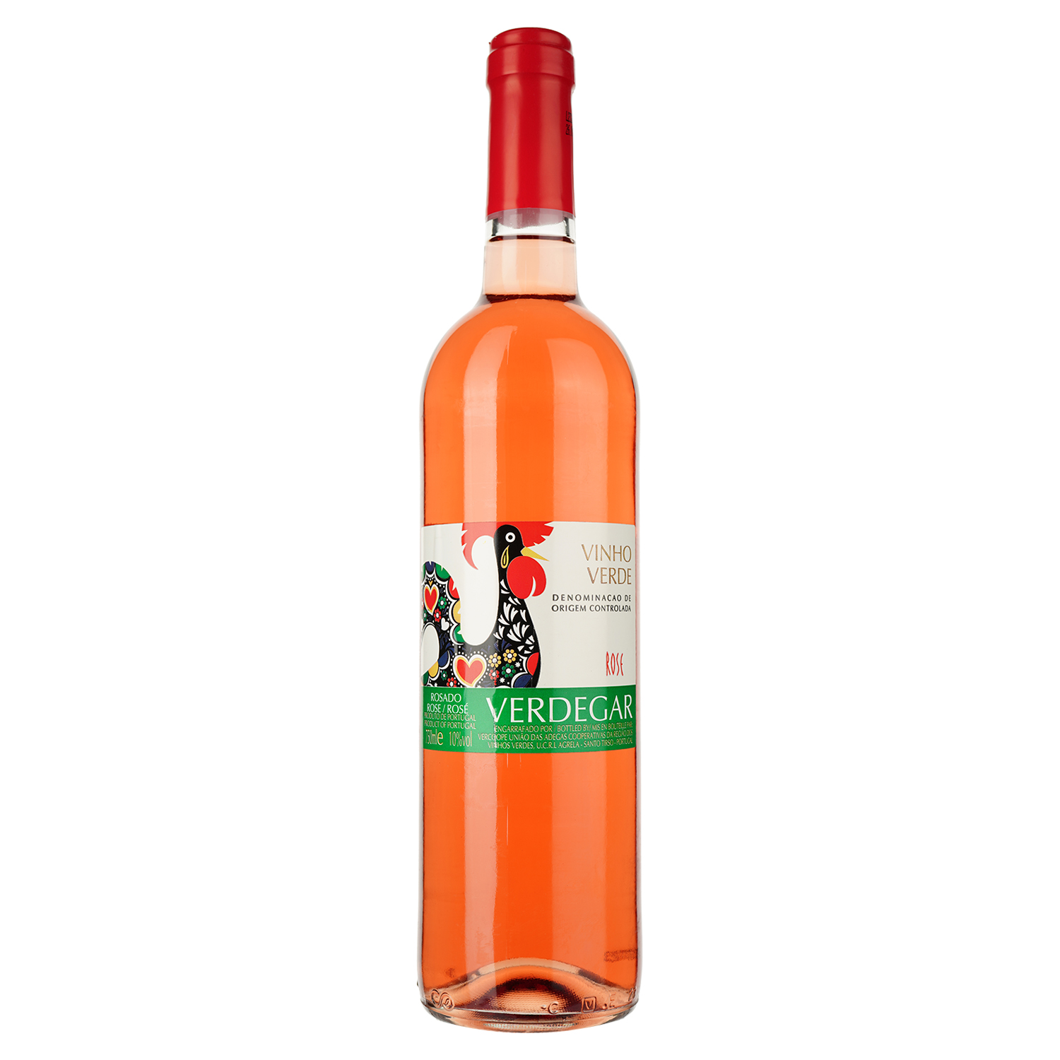 Вино Verdegar Vinho Verde Espadeiro Rosado, рожеве, напівсухе, 10%, 0,75 л - фото 1
