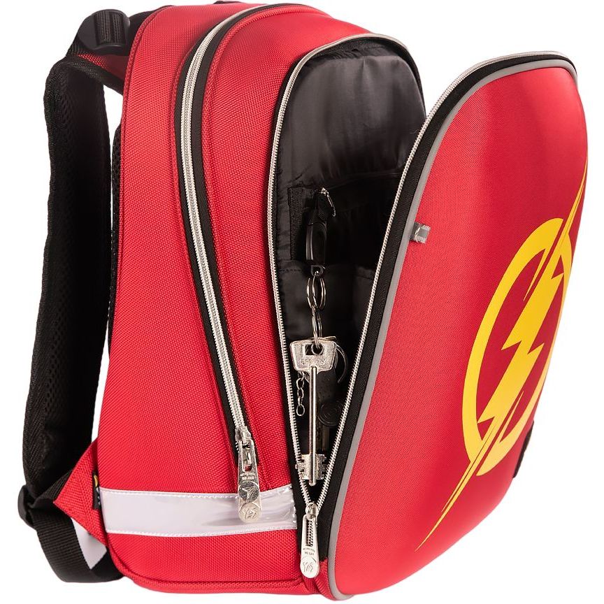 Рюкзак шкільний каркасний Yes H -12 Flash, червоний (558033) - фото 6