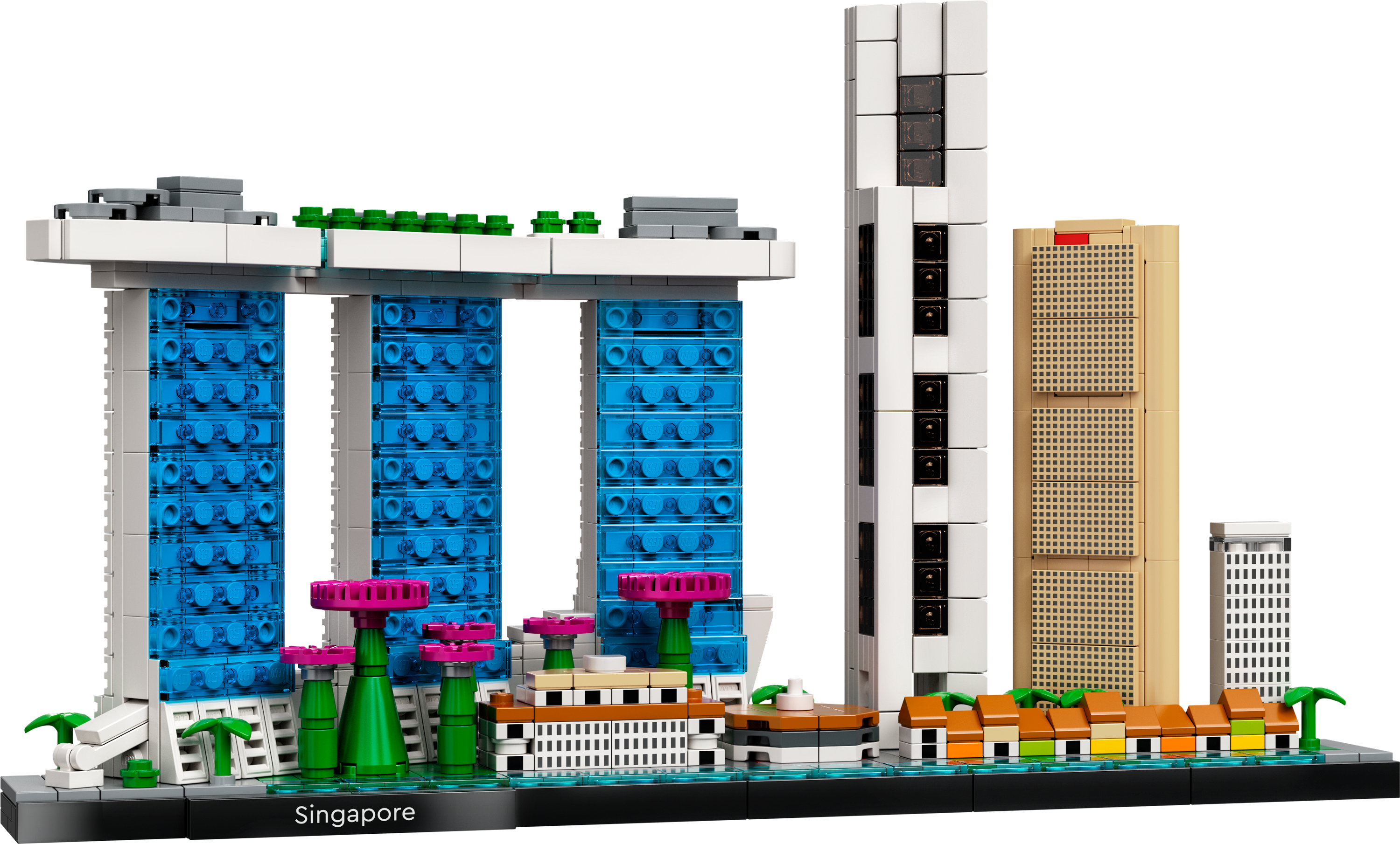 Конструктор LEGO Architecture Сингапур, 827 деталей (21057) - фото 6