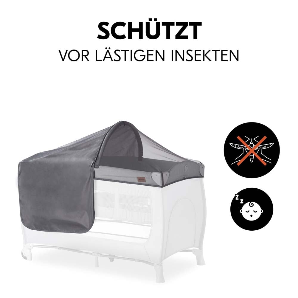 Сітка для дитячого манежу Hauck Travel Bed Canopy Grey, сіра (59920-4) - фото 3