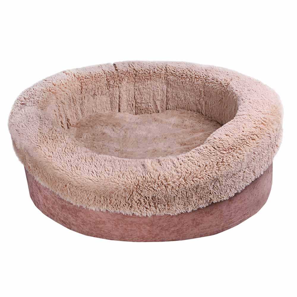 Лежак для животных Milord Donat, круглый, пудра, размер M (VR01//1516) - фото 1