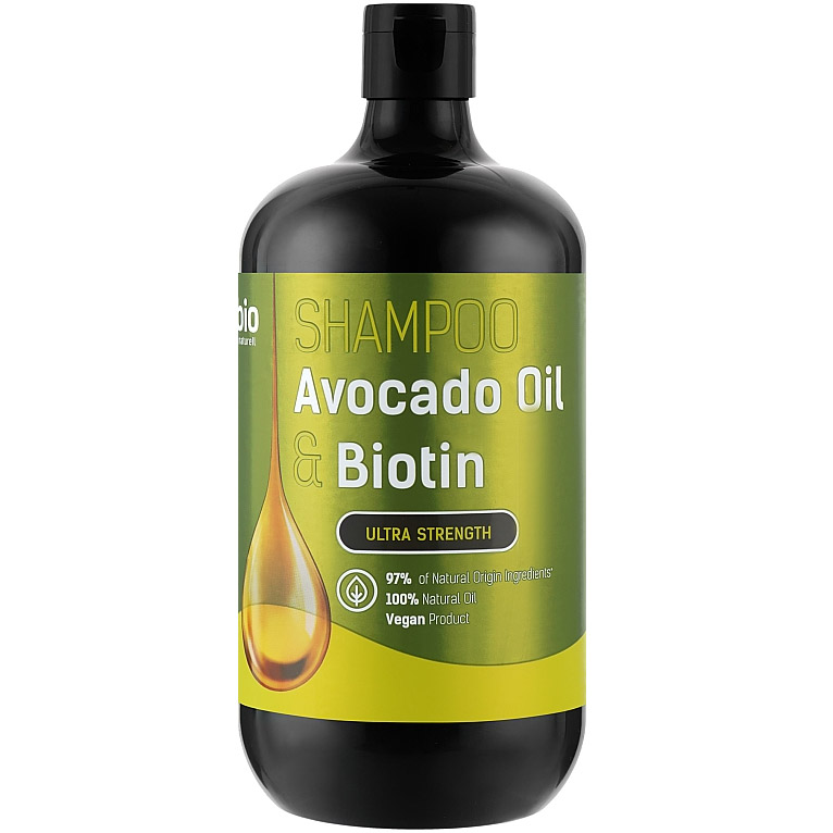 Шампунь для волосся Bio Naturell Avocado Oil&Biotin Ultra Strenght 946 мл - фото 1