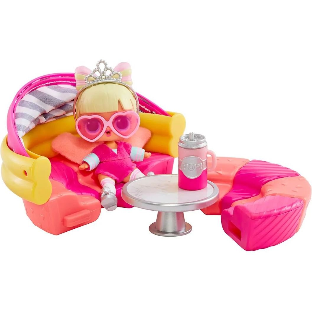 Ігровий набір з лялькою L.O.L. Surprise Маленькі кімнатки Шезлонг Принцеси Люкс (580225) - фото 1
