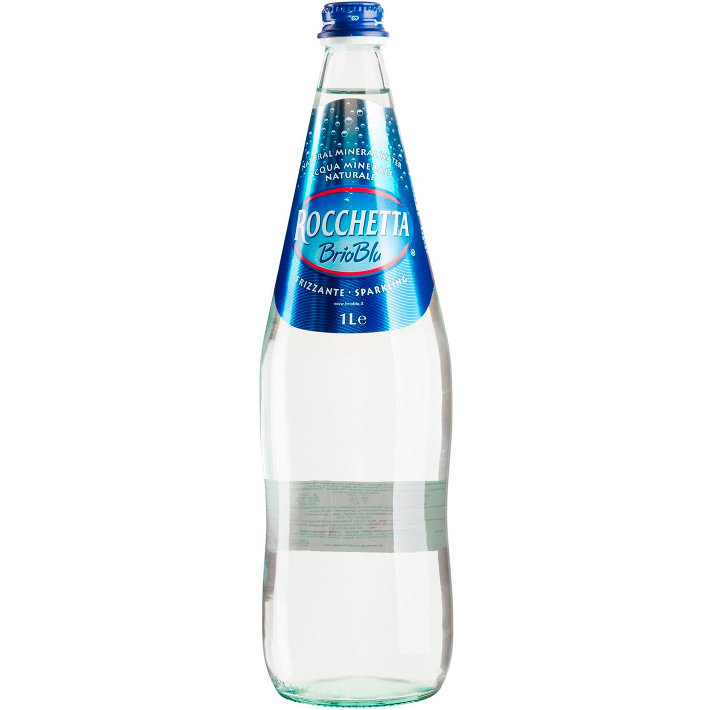 Минеральная вода Rocchetta Brio Blu газированная стекло 1 л - фото 1