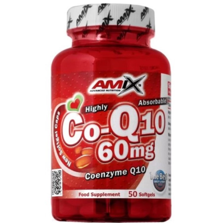 Coenzyme Q10 добавка Amix 50 софт гель капсул 60 мг - фото 1