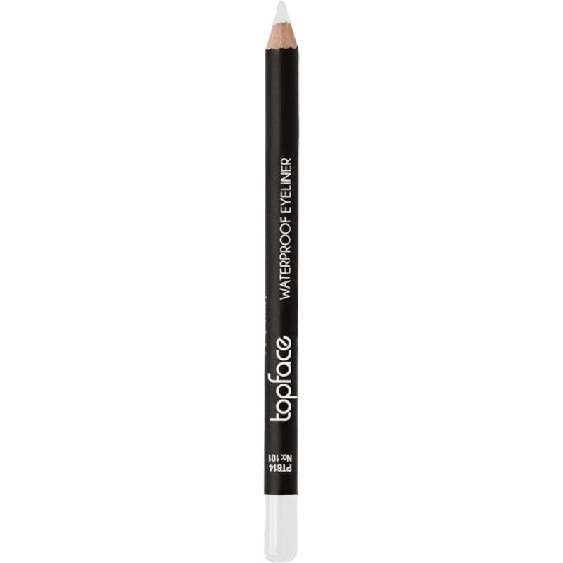 Карандаш для глаз TopFace Waterproof Eyeliner водостойкий PT614 тон 101, 1.14 г - фото 1