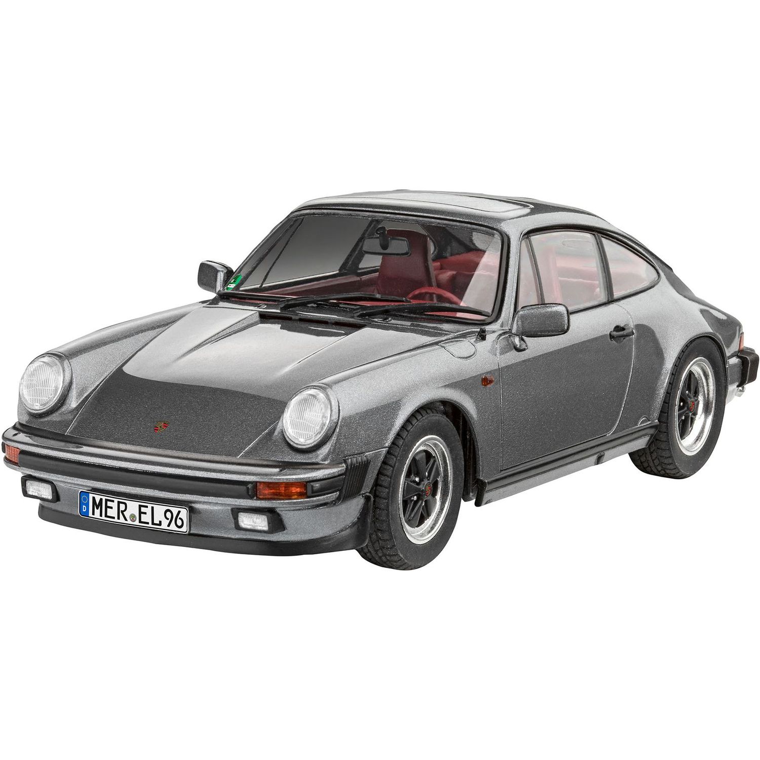 Сборная модель Revell Автомобиль Porsche 911 Carrera 3.2 Coupe уровень 3, масштаб 1:24, 109 деталей (RVL-67688) - фото 4