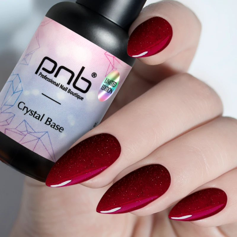 База светоотражающая сияющая PNB UV/LED Crystal Base Bastardo 8 мл - фото 2