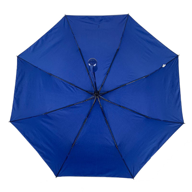 Жіноча складана парасолька напівавтомат Max 97 см синя - фото 3