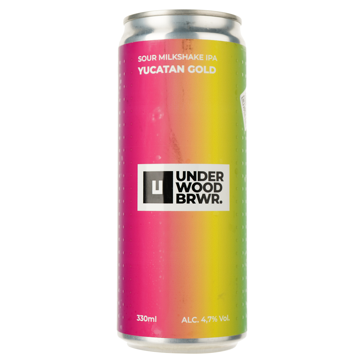 Пиво Underwood Brewery Yucatan Gold светлое 4.7% 0.33 л ж/б - фото 1