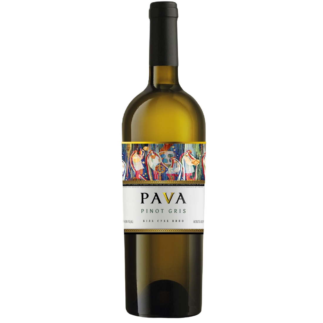 Вино PAVA Pinot Gris, 14%, 0,75 л (478699) - фото 1
