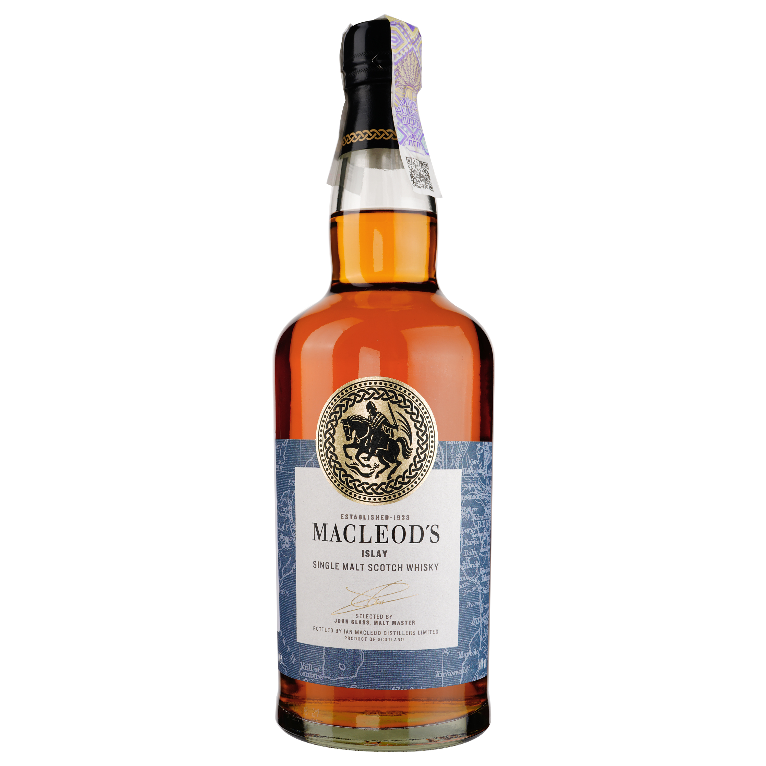 Виски Macleod's Islay Single Malt Scotch Whisky, 40%, 0,7 л - фото 1