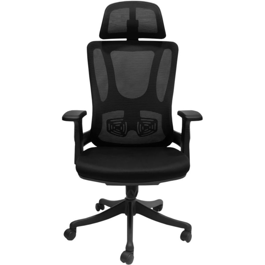 Офісне крісло GT Racer B-285-1, чорне (B-285-1 Black) - фото 2