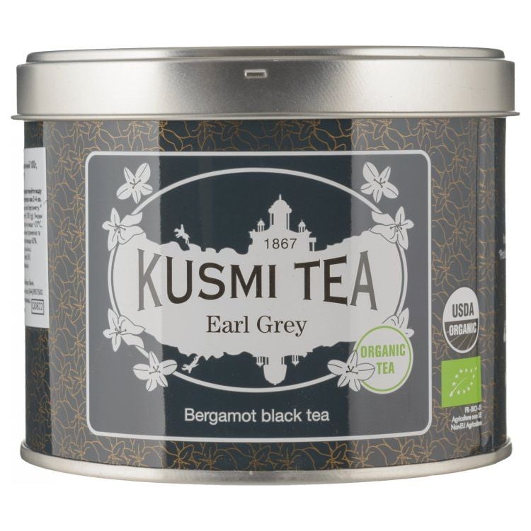 Чай чорний Kusmi Tea Earl Grey органічний, 100 г - фото 1